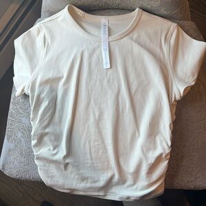 Lululemon all it takes ribbed nulu tee shirt